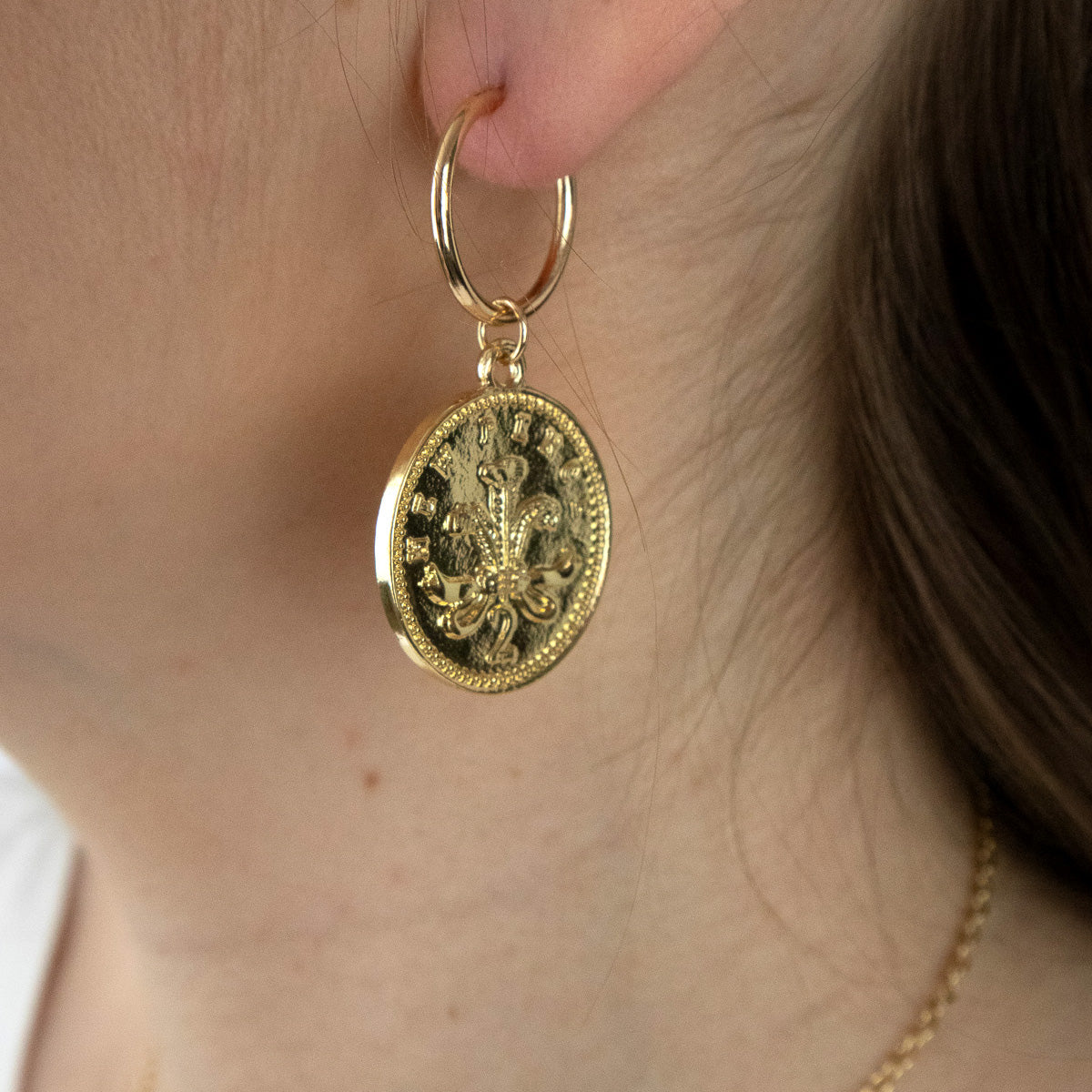 Alexander x Medusa gold earrings