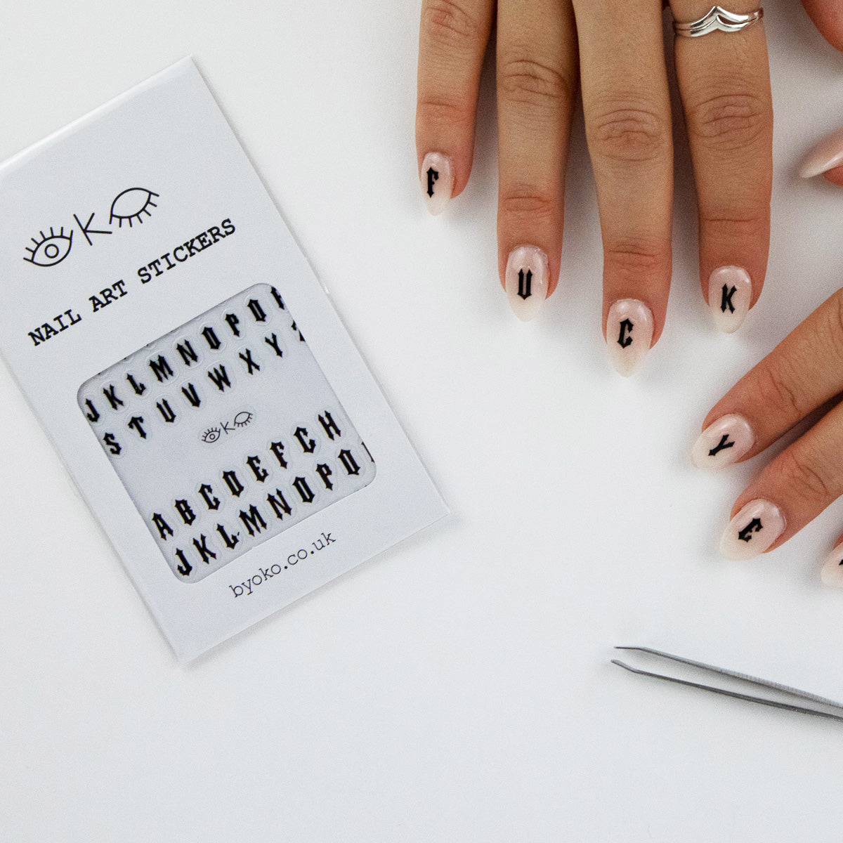 Chapel nail stickers