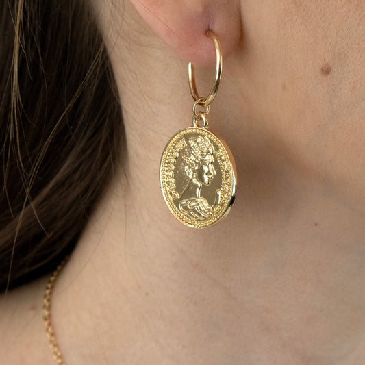 Alexander x Medusa gold earrings