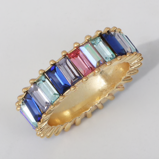 Cotton Candy Gold Ring